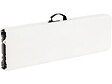 HABITAT ET JARDIN - Ensemble Table de jardin pliante + 2 Bancs pliants " Foldy" - Blanc - vignette