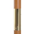 OUTSUNNY - Parasol droit hexagonal de jardin grande taille dim. Ø 2,5 x 2,3H m bambou polyester gris - vignette