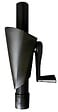 PROLOISIRS - Parasol droit en aluminium 3 strates inclinable manivelle 300/6 cm - grey/gris - vignette