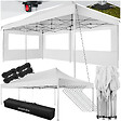 TECTAKE - Tonnelle 6 x 3 m avec 2 rideaux blanc - vignette