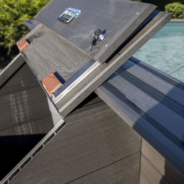 GRE - Coffre de filtration piscine composite hauteur 0,89 m - Gré - large