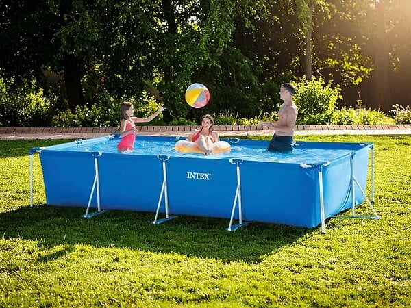 INTEX - Piscine tubulaire rectangulaire 4,50 x 2,20 x 0,84 m - Intex - large