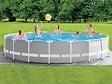 INTEX - Piscine tubulaire Prism Frame ronde 5,49 x 1,22 m - Intex - vignette
