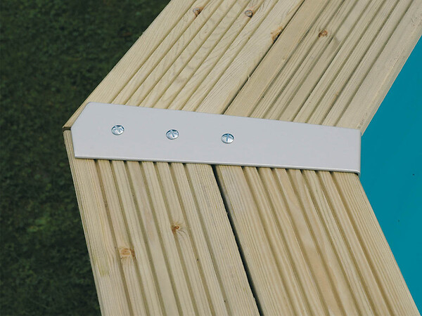 UBBINK - Kit finition margelles pour piscine bois octogonale ou hexagonale - Ubbink - large