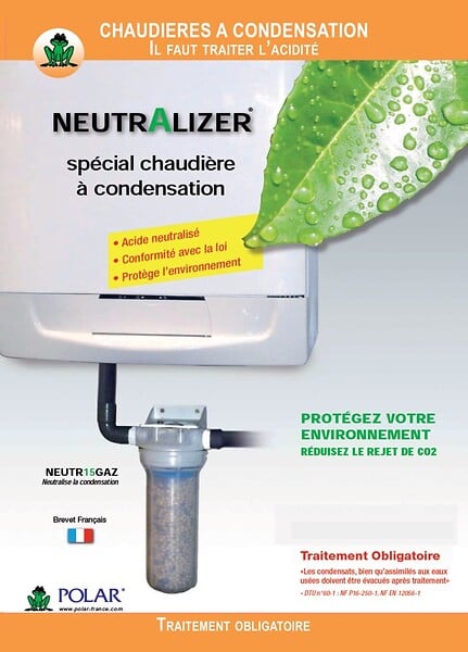 POLAR - Neutralizer de condensats pour chaudière gaz murale Polar - 24 KW - large