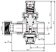 WATTS - Watts SFR® Groupe de sécurité standard pour chauffe-eau, Raccordement femelle Ø 3/4” (2252550) - vignette