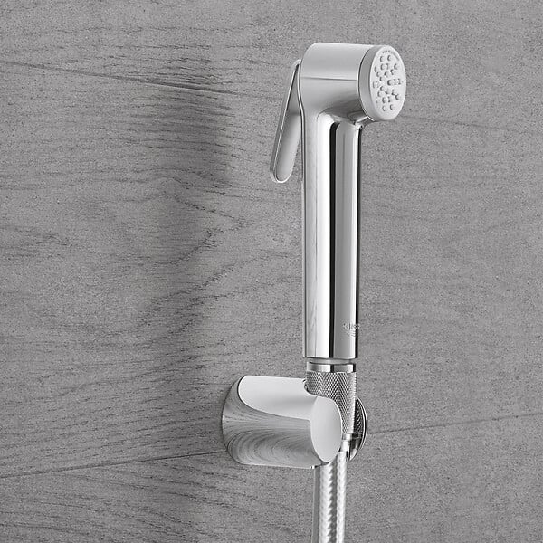 GROHE - Set TEMPESTA F TRIGGER SPRAY 30 GROHE 26354000 douchette avec gachette 1 jet - flexible 125 cm - chrome - large