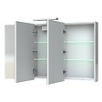 ALLIBERT - Armoire miroir de toilette éclairante 120 cm Juno 3 portes tryptique - vignette