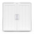 ID MARKET - Meuble sous lavabo salle de bain WALDO bois blanc - vignette