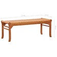 VIDAXL - vidaXL Banc de jardin 2 places 120 cm Bois d'eucalyptus solide - vignette
