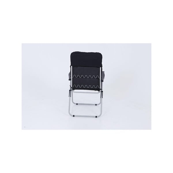 O'CAMP - Lot de 2 fauteuils de camping confort pliables - Multipositions - 70 x 62 x 105 cm - large
