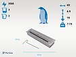 PURLINE - Bloc de combustion de taille moyenne avec fibre céramique et régulateur de flamme - vignette