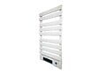 PURLINE - Sèche-serviettes électrique aluminium blanc display LED 1500W - vignette