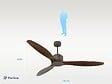 KLASSFAN - Ventilateur de plafond ø166 cm avec Wifi Réversible Hypersilence - vignette