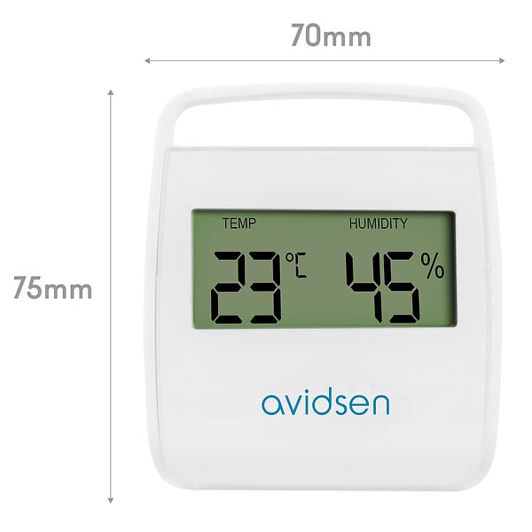 AVIDSEN - Détecteur de température et d'humidité usage intérieur - Avidsen - 107240 - large