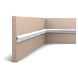 ORAC DECOR - Pack 10 mètres Cimaise murale PX201 avec colle - Orac x Cimaises-et-plus - 2,5 x 0,8 x 200cm (h x p x L) - moulure décorative polymère - vignette