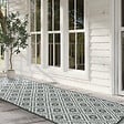 ID MARKET - Tapis extérieur BAHAMAS gris 80 x 250 CM - vignette