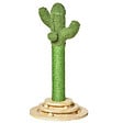 PAWHUT - Griffoir chat design cactus - jouet pompon suspendu, jouet boules - bois de pin sisal vert - vignette