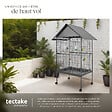 TECTAKE - Cage à oiseaux 168 cm gris anthracite - vignette