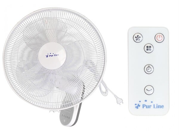 PURLINE - Ventilateur mural avec minuterie et 3 vitesses - large