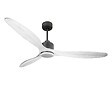 PURLINE - Ventilateur de plafond Réversible  Thermostat Dimmable Wifi Moteur à courant continu Toits en pente Télécommande Lumière à trois tons Hypersilence Mémoire - vignette