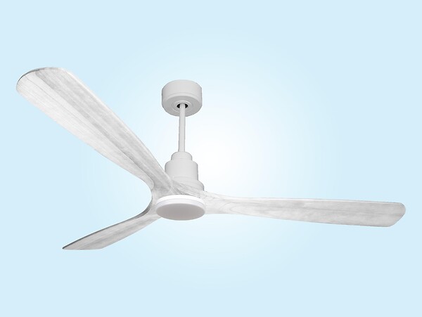 PURLINE - Ventilateur de plafond Réversible  Thermostat Dimmable Wifi Moteur à courant continu Toits en pente Télécommande Lumière à trois tons Hypersilence Mémoire - large