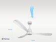 PURLINE - Ventilateur de plafond Réversible  Thermostat Dimmable Wifi Moteur à courant continu Toits en pente Télécommande Lumière à trois tons Hypersilence Mémoire - vignette