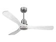 PURLINE - Ventilateur de plafond Réversible  Thermostat Dimmable Wifi Moteur à courant continu Toits en pente Télécommande Lumière à trois tons Hypersilence Mémoire - vignette