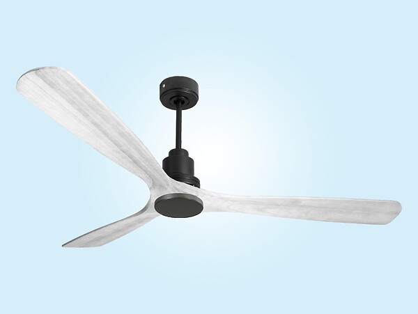 PURLINE - Ventilateur de plafond Réversible  Thermostat Wifi Moteur à courant continu Toits en pente Télécommande Hypersilence Mémoire - large