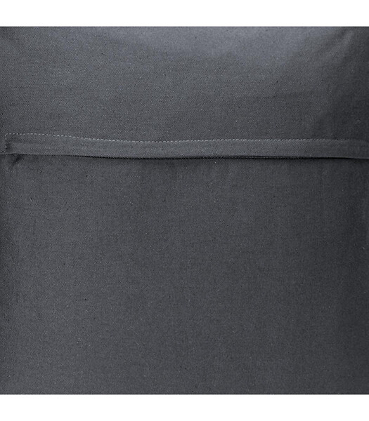 ATMOSPHERA - Coussin déhoussable en Coton Gris foncé 38 x 38 cm - large