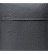 ATMOSPHERA - Coussin déhoussable en Coton Gris foncé 38 x 38 cm - vignette