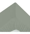 ATMOSPHERA - Drap housse 2 Personnes en percale de Coton Vert Tilleul 140 x 190 cm - vignette