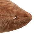 ATMOSPHERA - Coussin décoratif flanelle Terracotta  motif en relief 40 x 40 cm - vignette