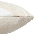 ATMOSPHERA - Coussin décoratif réversible jacquard Beige Lin et Blanc 30 x 50 cm - vignette