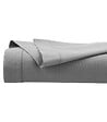 ATMOSPHERA - Drap plat 2 Personnes en percale de Coton Gris 240 x 290 cm - vignette
