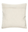 ATMOSPHERA - Coussin déhoussable Ocre & Blanc 45 x 45 cm - vignette