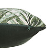 ATMOSPHERA - Housse de Coussin Jacquard Vert cèdre & Tropical 40 x 40 cm - vignette