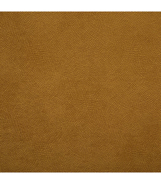 ATMOSPHERA - Pouf pliant et Coffre de rangement en tissu Jaune Moutarde 76 x 38 cm - large