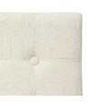 ATMOSPHERA - 2 en 1 Pouf pliant et coffre de rangement Beige aspect Lin 38 x 38 cm - vignette
