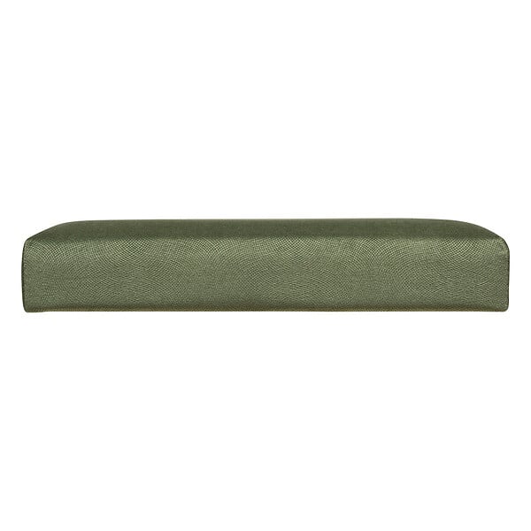 ATMOSPHERA - Pouf pliant et Coffre de rangement en tissu Vert Kaki 38 x 38 cm - large