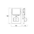SYLVANIA - Projecteurs Sylvania SylFlood IP54 PIR Noir  0047115 - vignette