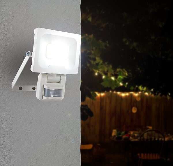 ARLUX - Projecteur Mural NINO 20W 1600lm - Detecteur de Mouvement - Blanc - large