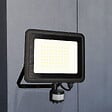 ARLUX - Projecteur mural KREON 2 - IP44, 50W, 4000K, 5000lm, Noir - Détecteur IR - vignette