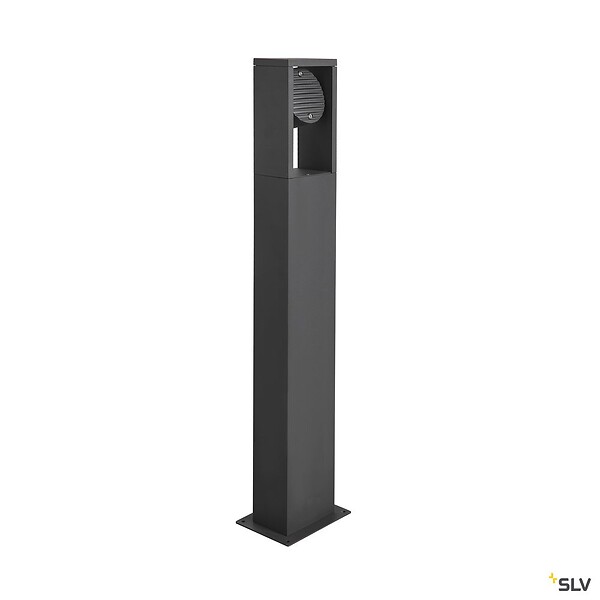 SLV - Borne extérieure SLV ESKINA FRAME 75 simple avec LED intégrée, anthracite, Hauteur 75 cm - large