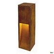 SLV - Borne extérieure SLV RUSTY SLOT, coloris fonte rouillée, E27, 11W - Hauteur 50 cm - vignette