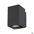 SLV - Applique extérieure SQUARE, carré, anthracite avec LED intégrée, 35W, 3000K/4000K, IP65 - Taille M - vignette