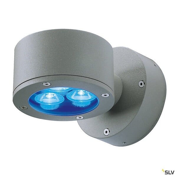 SLV - Applique extérieure SLV SITRA, anthracite, GX53/TCR-TSE, 9W max, IP44 - large