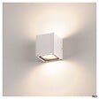 SLV - Applique extérieure SLV SITRA CUB, blanc, GX53/TCR-TSE, 2x 9W max, IP44 - vignette