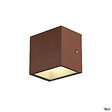 SLV - Applique extérieure SLV SITRA CUBE Up/Down rouille avec LED intégrée - Taille S - 12 cm - vignette