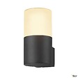 SLV - Applique extérieure SLV GRAFIT, rond, anthracite, E27, 11W max, IP44 - vignette
